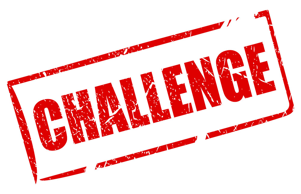 A red stamp with the word challenge on it to symbolize the challenges faced by high-risk businesses.