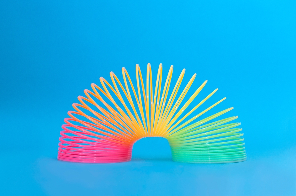 A colorful slinky to symbolize the flexibility of payment gateway API integration
