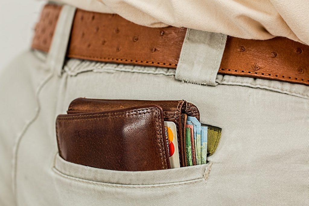 wallet cash pocket credit card
